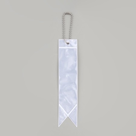 The reflective element "flag", bilateral, 15 × 3 cm, gray color-2