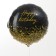Foil ball 18 "Happy Birthday" gold, circle, set of 50 pcs.