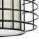 Lamp Bayerlux "Audrey" E27 40W Black 18x18x16-116cm