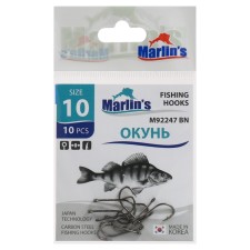 Hook Marlin’s perch Baitholder Bln No. 10, 10 pcs.