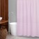 Bathroom curtain "Diamond", 180 × 180 cm, light pink color