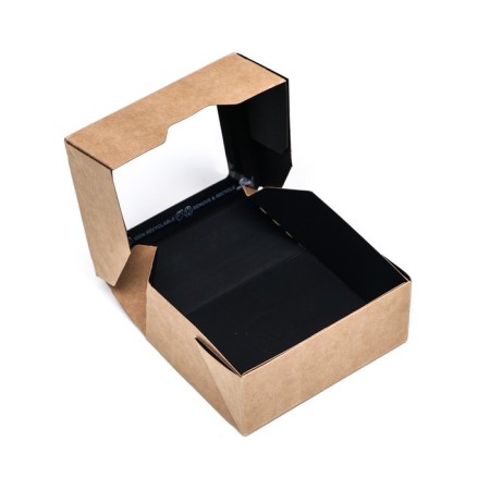 Removal container, black velvet, 10 x 8 x 4 cm, 350 ml-3