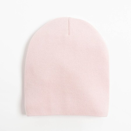 Hat for the girl, the color is light pink, size 46-48