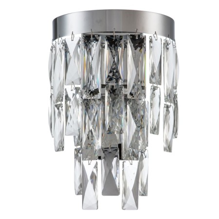 Bra Indigo, 12029/2W Chrome. 2x40W, E14, 220x130x300 mm, transparent color-1