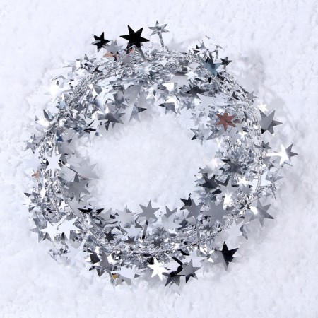 Wire for crafts and decor "Star" length - 5 meters, silver color
