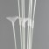 Star for balloons for 9 balls, height 100 cm.