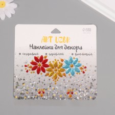 Sticker of rhinestones plastic on the face 