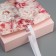 Bearbox Gift Two -way folding, packaging, “peonies”, 20 x 18 x 5 cm