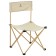 Folding chair, 50 x 50 x 80 cm, up to 100 kg, beige color