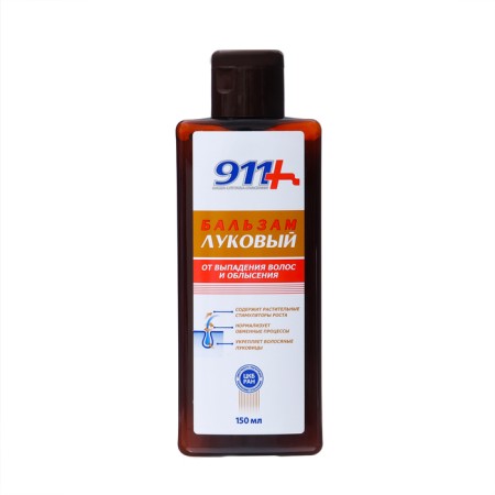 Onion, balm from hair loss and baldness, "911", 2 pcs 150 ml-2