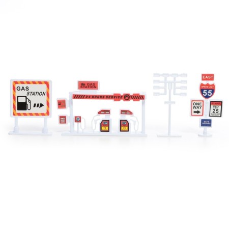 Game set "Airport", with metal machines-7