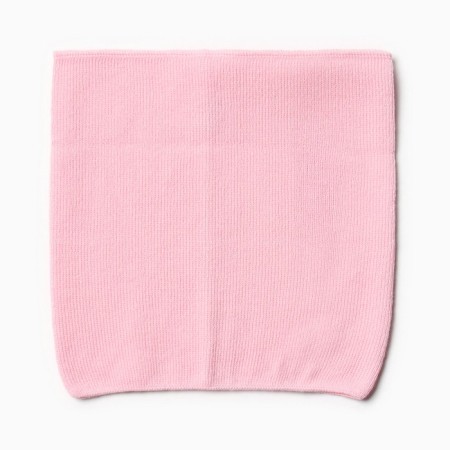 Snood for children, pink color, size 25x26 cm-1