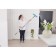 Mop for washing glasses and mirrors with a change of microfiber nozzle