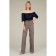 Women's pants, size 46, brown color 60619