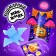 A toy-scurry "Myak-gang" with stickers, mix