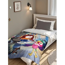 You were a plaid on Tahiti, 100x150 cm, fleece 160g/m2, 100% p/e