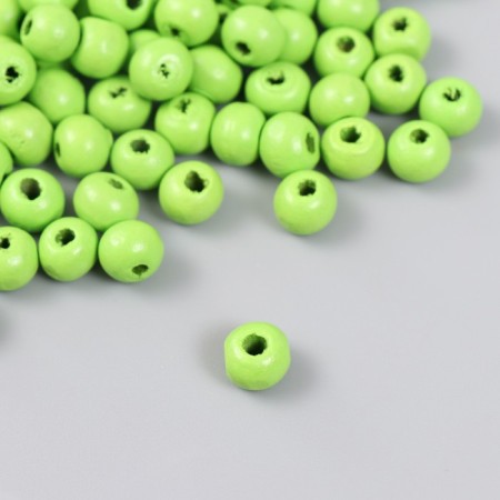 Beads for creativity tree "Olive green" D-0.8 cm, set of 20 g
