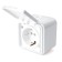 1-seater socket without grounding contact, with a lid, 250V, 16A, IP44, PST16-20-44 (Ra 16-1022740