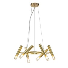 Suspended Indigo lamp, 13006/6p Gold. 6x28W, G9, 480x480x255/1365 mm