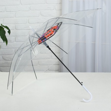 Umbrella Children's "Machine" Transparent, d = 90cm-2