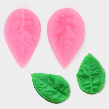 Mold "Liszt of Hydrangea", silicone, 2 items, 4 × 2.5 cm, color mix