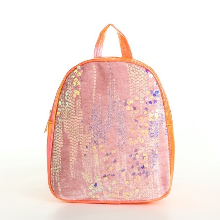 Baby backpack, 20*9*23, lightning departure, sparkles, orange-3