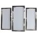 Modular picture "White Tulips" (2-25x52; 1-30x60) 60x80 cm
