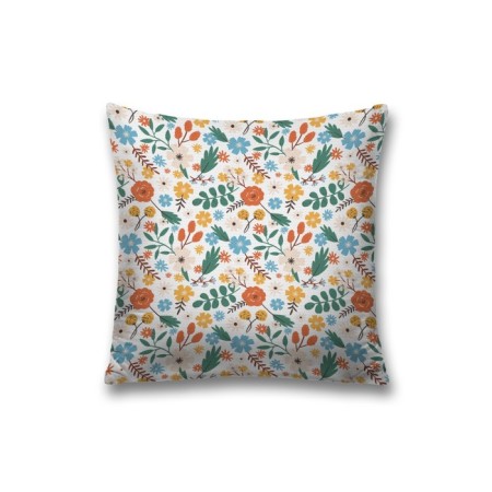 Pillowess decorative "Lug of flowers", on a zipper, size 45x45 cm