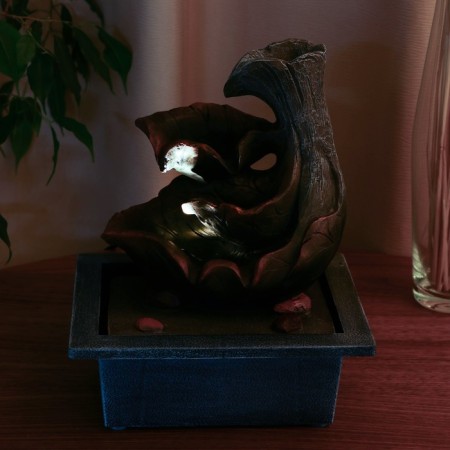 Fountain "Leaves" 16x20x29 cm (with backlight)-2