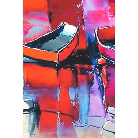 Women's scarf, size 90x90 cm-4