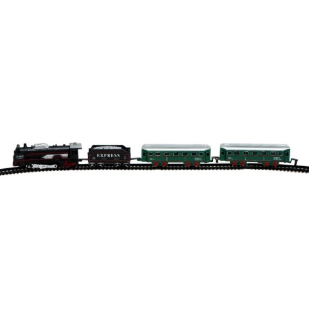 Classic railway, works from batteries, train and 4 cars in the kit-2