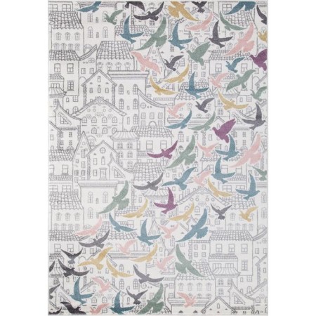 Rectangular carpet Merinos Sofit, size 120x180 cm, color Light Cream