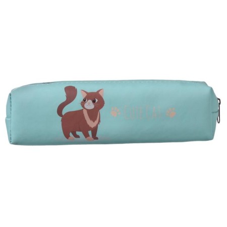 School Penal on the zipper "Cat", mix-6