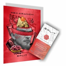 Бестабачная никотиновая смесь для кальяна  SPLIT "Клюква Брусника", 50 г