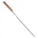 Shampoo corner, with a wooden handle "Eco" working part - 35 cm, 58 x 1.2 cm, steel - 2 mm,
