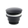Bottom valve ACCOONA A482F, 1 1/4 ", button, black