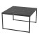 Table Journal Over, 670x670x400, Black Marble/Black