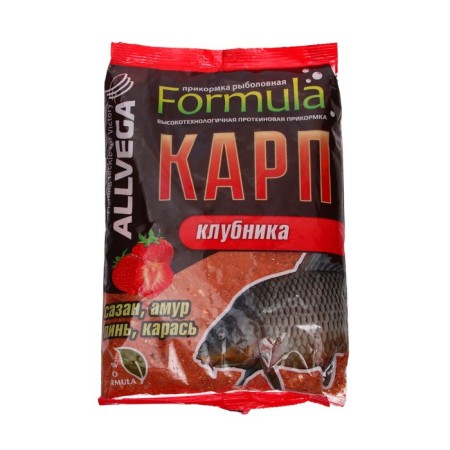 Bait Allvega Formula Carp Strawberry, Carp Strawberry, 900 g