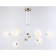 Suspended Ambrella Light, Modern, TR2521, 6XG9, white color, brass