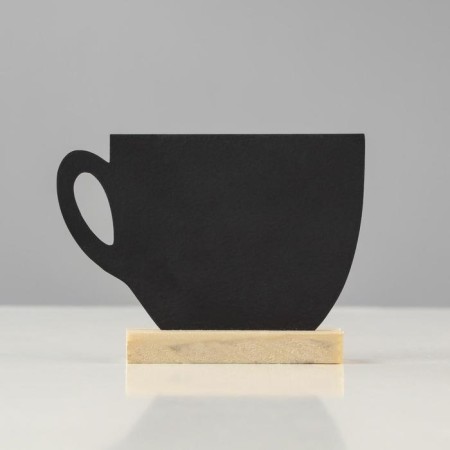 Cretaceous price tag on a figure stand "Cup", 10 x 7 cm-1
