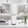 RIVOLI RAMONA 1CHA14, 40 watts ceramics white with a lampshade
