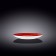 The plate round Wilmax England Spiral, D = 20.5 cm, the color is red