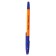 Ballpoint handle Berlingo "Tribase Grip Orange", 0.7 mm, flu, blue