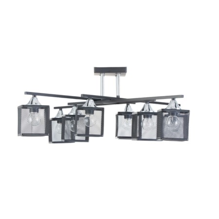 Caucasus "Cube" 8x60W E27 Black 61.5x61.5, x27cm-4