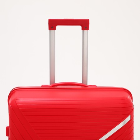 Big suitcase 28 ", lightning department, code castle, 4 wheels, red color-4