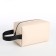 Cosmetic bag with zipper, dairy color