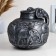 Kashpo - VAZ "African Elephants" 22x26x22cm, silver
