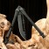 Balfish knife "Motherle" black, steel - 440, handle - steel, 20 cm