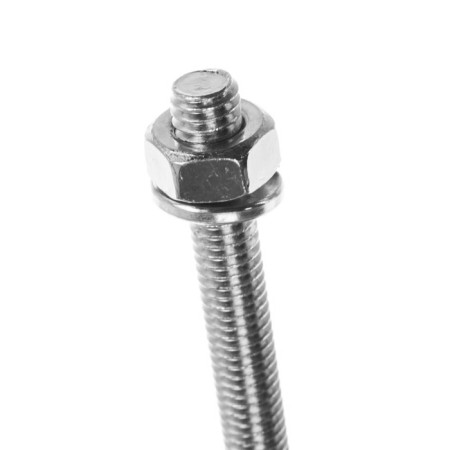 Bolt bolt master, with a hexagonal head, galvanized, din933, m6x70 mm, 6 pcs-4