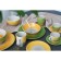 Salamic Ceramic Dolyana "Sunflower", 800 ml, d = 14 cm, green color